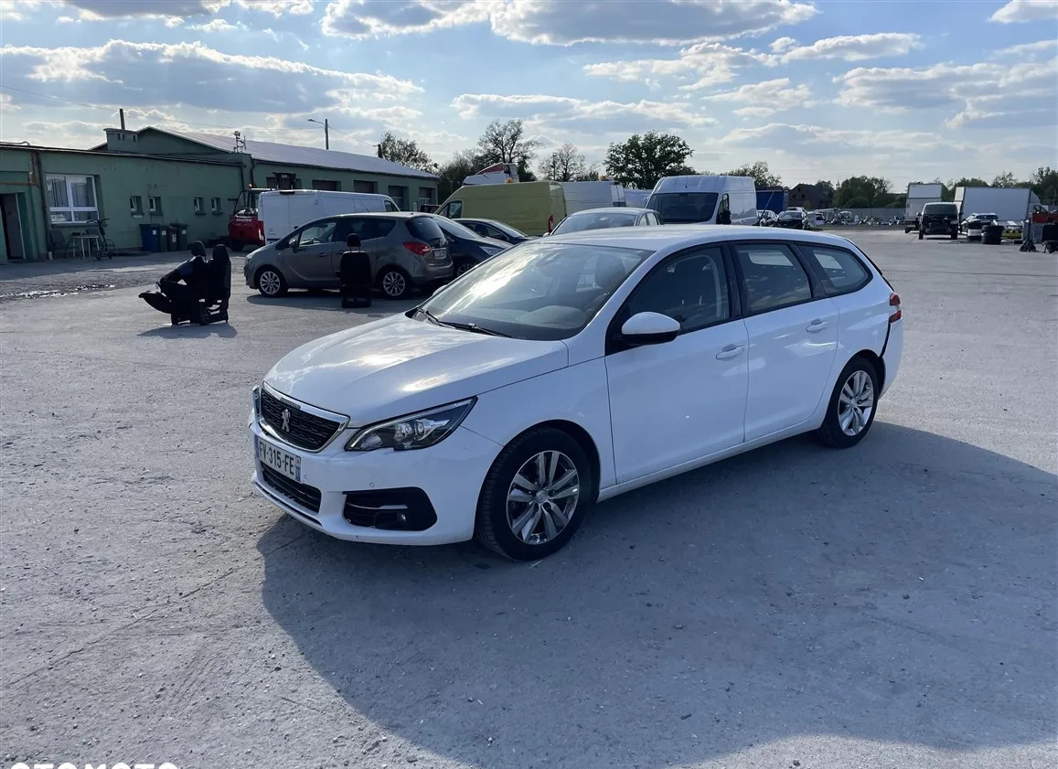 Peugeot 308 cena 33750 przebieg: 68000, rok produkcji 2020 z Wyrzysk małe 529